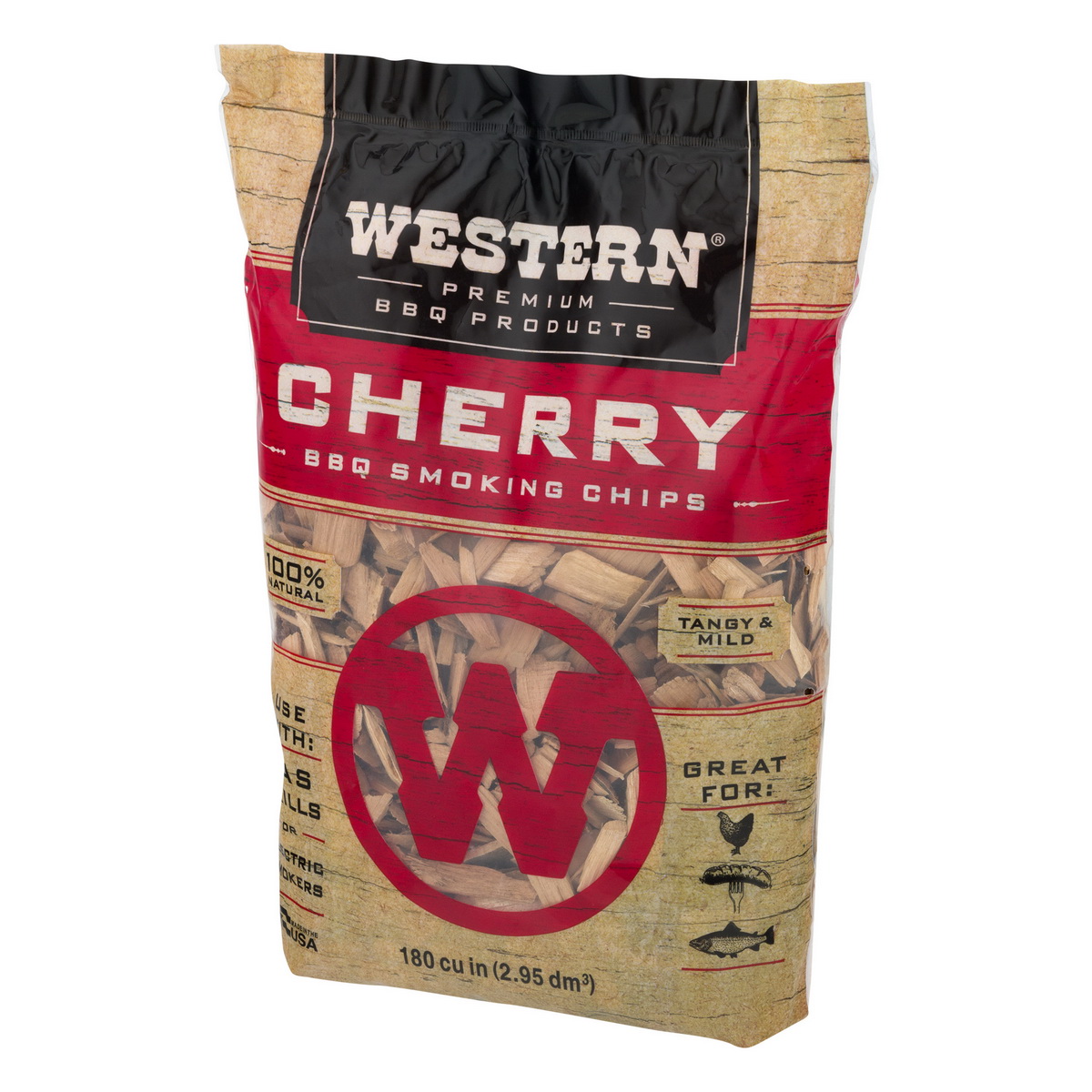 Western, Cherry Chips / เศษไม้หอมรมควันกลิ่นเชอรี่